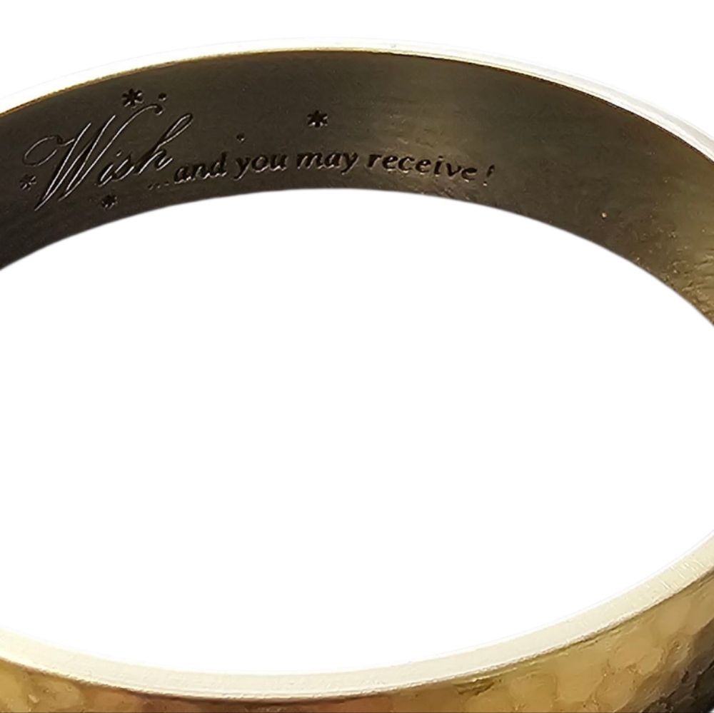 BRIGHTON Hammered Gold Plated Bangle Bracelet - Picture 5 of 6